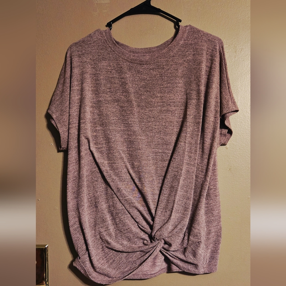 💥💥Purple Knotted Top
